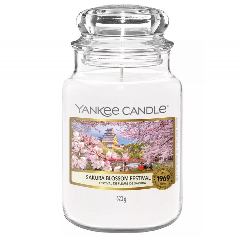 Yankee Candle 623g - Sakura Blossom Festival - Housewarmer Duftkerze großes Glas